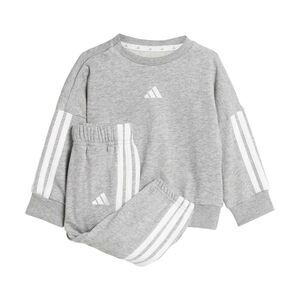 Adidas Baby BOS French Terry Sweatshirt & Jogging Bottoms / Gray/White